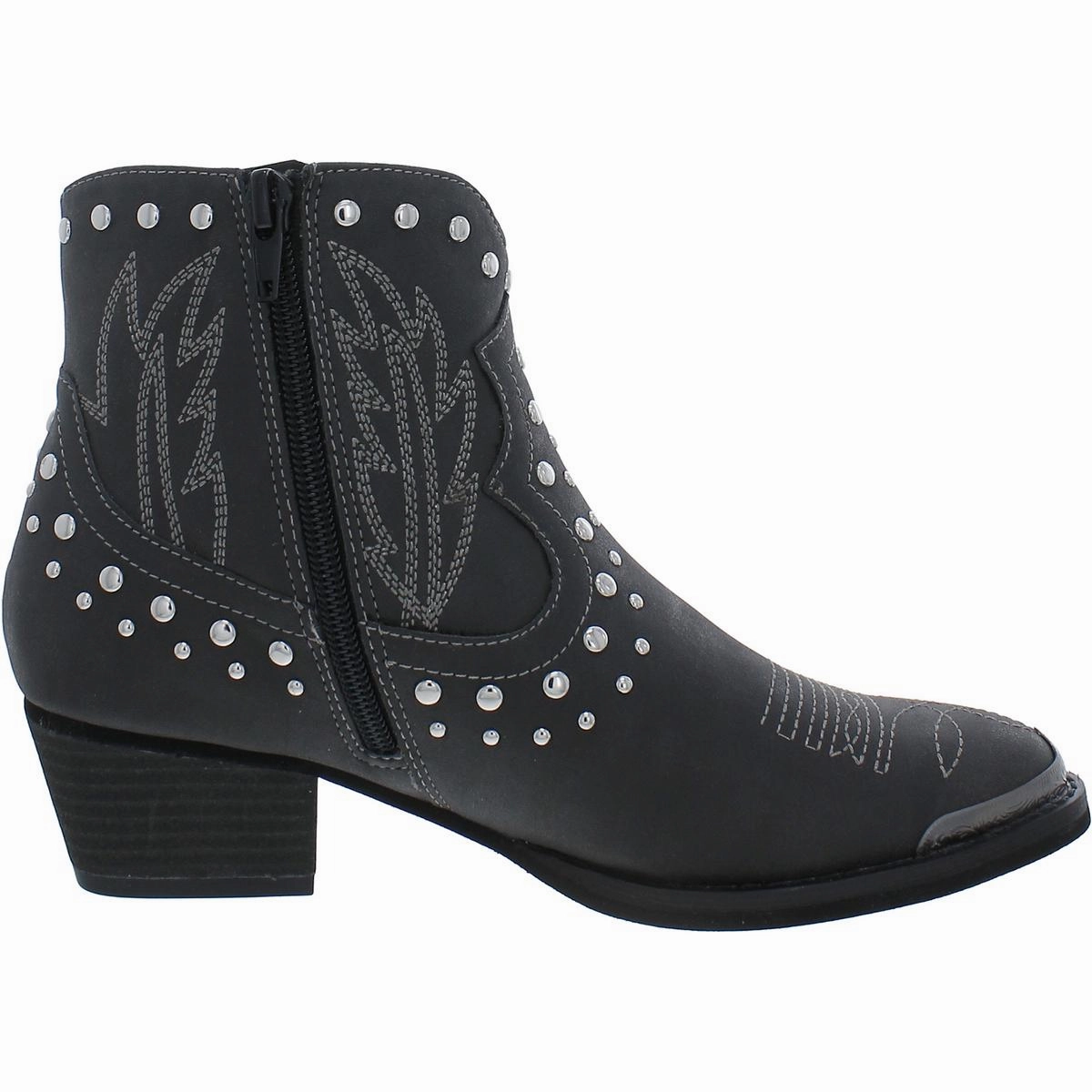 VERUCA Womens Faux Leather Casual Ankle Boots