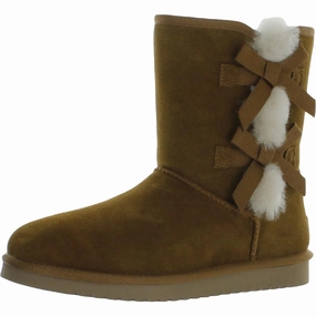 Victoria Short Womens Leather Embellished Shearling Boots Buy Womens Boots online cheap
