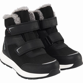 VIKING Black/Grey Equip Warm WP 2V Cheap Kids Winter Footwear