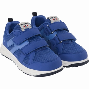 VIKING Blue/Blue Odda 2V Kids Velcro Sneakers discount
