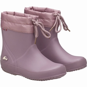 VIKING Dusty Pink/Light Pink Alv Indie Kids Rain Boots with free shipping