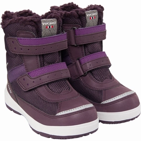 VIKING Grape/Purple Play Reflex Warm GTX 2V Cheap Kids Winter Footwear