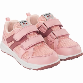 VIKING Light Pink Odda 2V Kids Velcro Sneakers discount