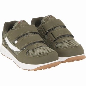 VIKING Olive/Olive Hovet WP 2V Kids Velcro Sneakers discount