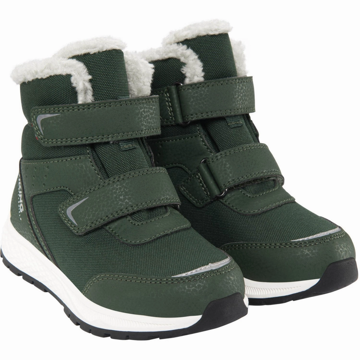 VIKING Pine/Black Equip Warm WP 2V Cheap Kids Winter Footwear