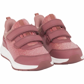 VIKING Pink Bouncy Glitter WP 2V Kids Velcro Sneakers discount