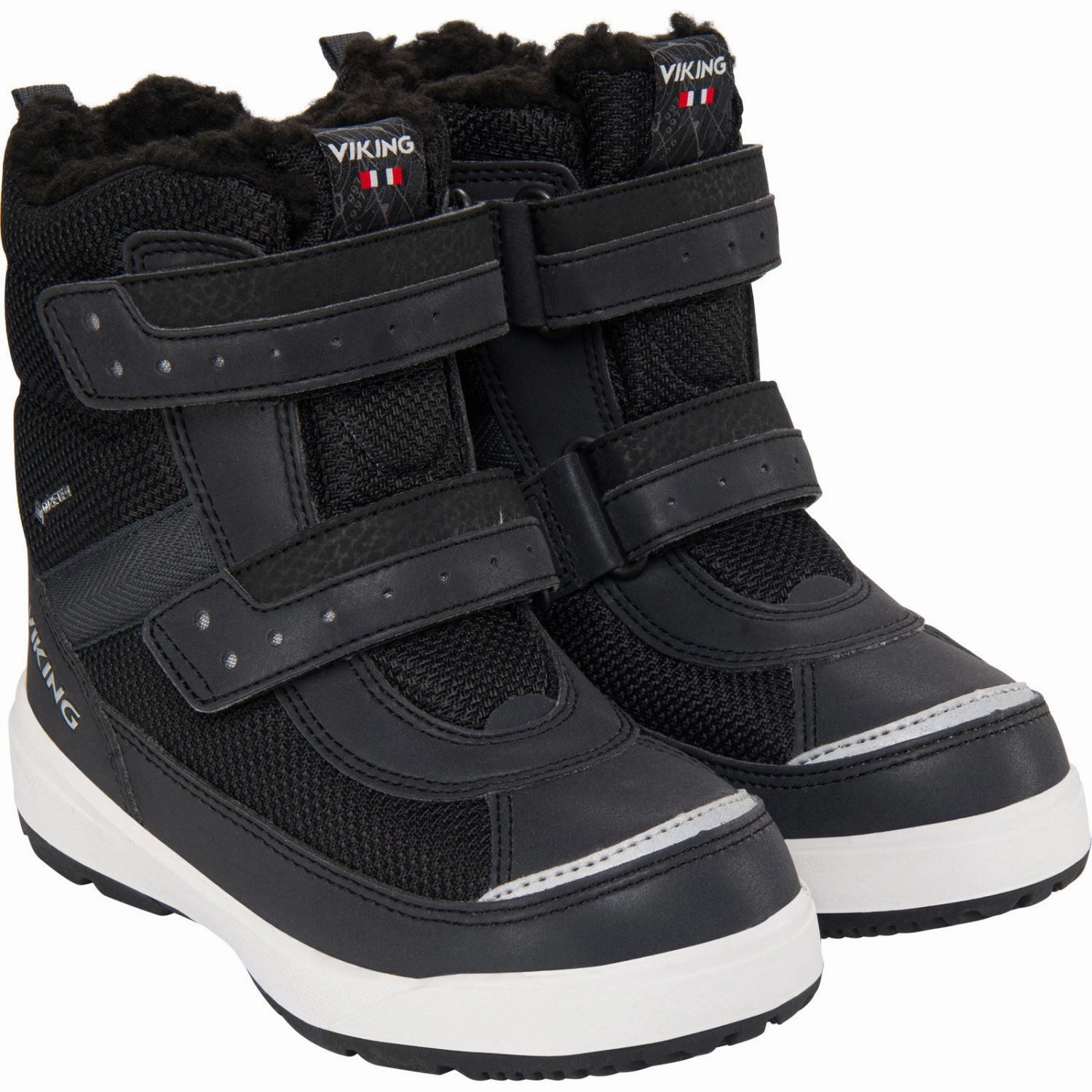 VIKING Reflective/Black Play Reflex Warm GTX 2V Cheap Kids Winter Footwear