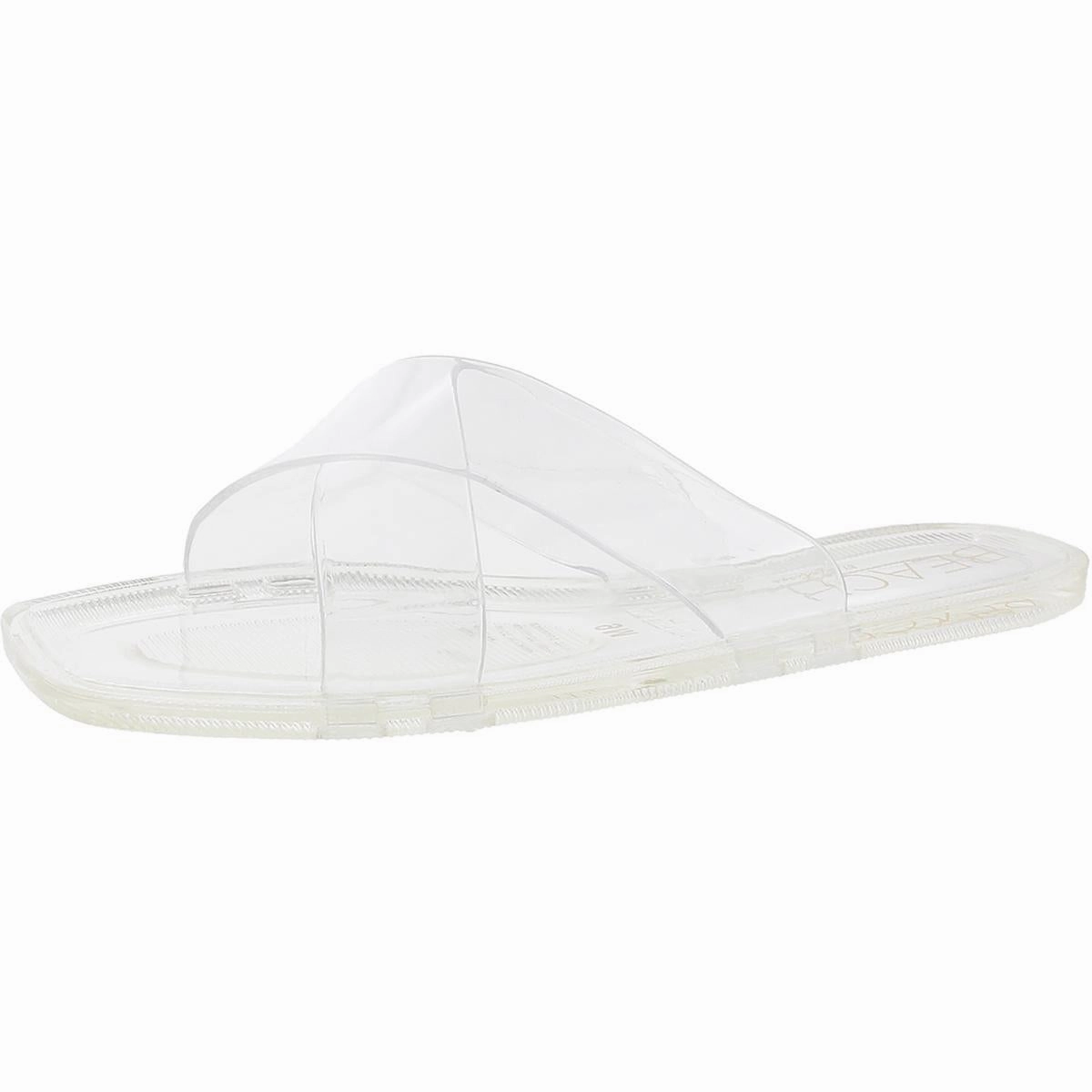 Villa Womens Criss-Cross Man Made Slide Sandals