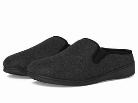 Vionic Unwind J0763F1001 Slippers Men's Black Round Toe Slip On Mules ZOGG222 (Black,8) Mens Slippers clearance sale