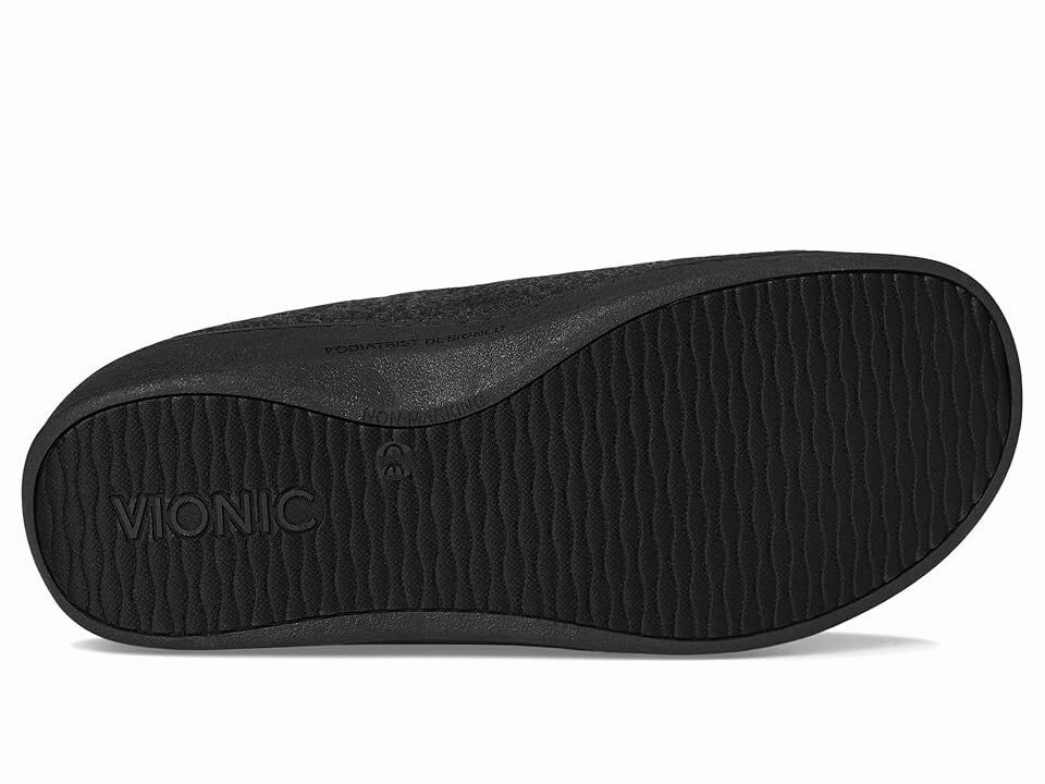 Vionic Unwind J0763F1001 Slippers Men's Black Round Toe Slip On Mules ZOGG222 (Black,8)
