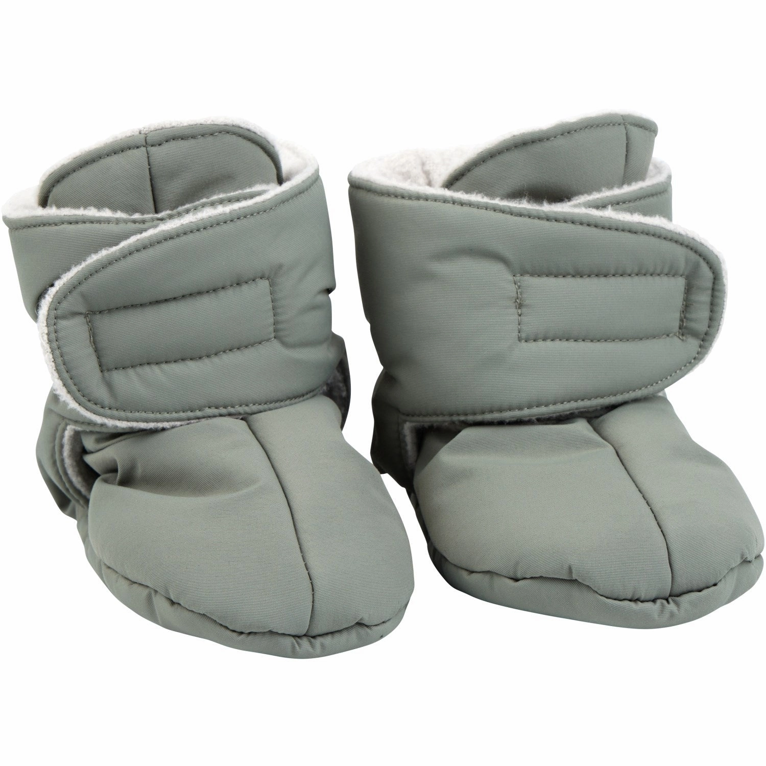 Voksi Meadow Green Baby Booties-Meadow Green Light Grey Winter Kids Overshoes on clearance
