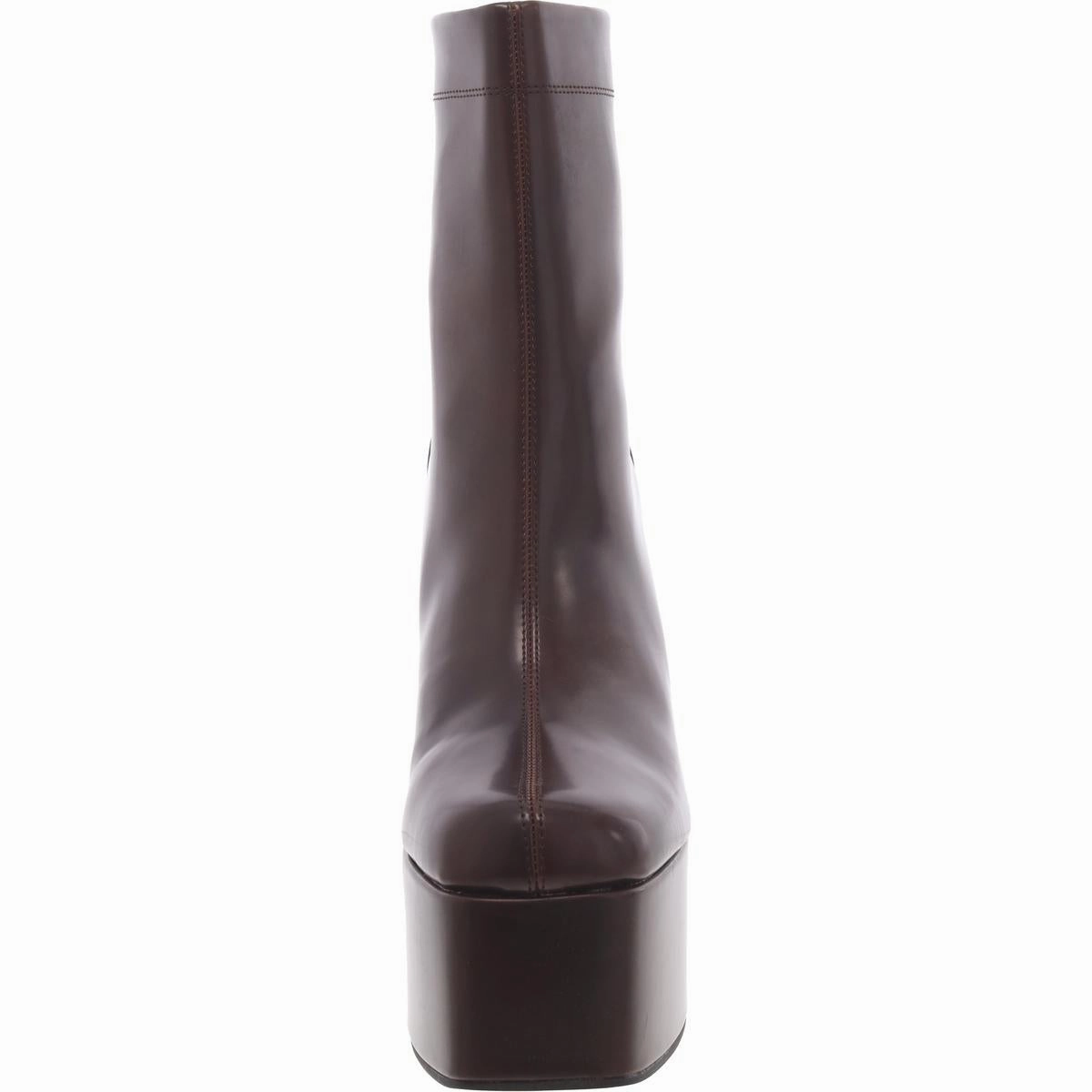 Voyager Womens Faux Leather Zipper Ankle Boots