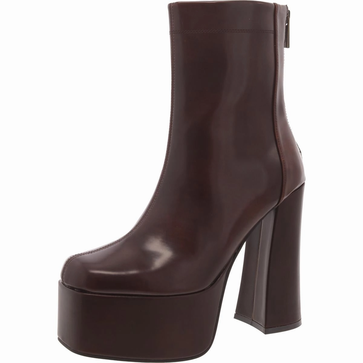 Voyager Womens Faux Leather Zipper Ankle Boots Womens Boots sale online