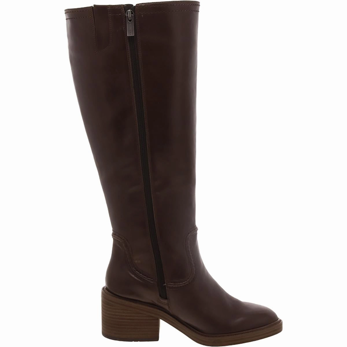 Vulianna 2 Womens Leather Wide Calf Knee-High Boots