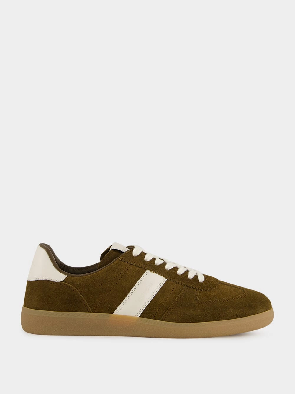 Walnut Brown Suede Low-Top Sneakers Promo deal Mens Sneakers
