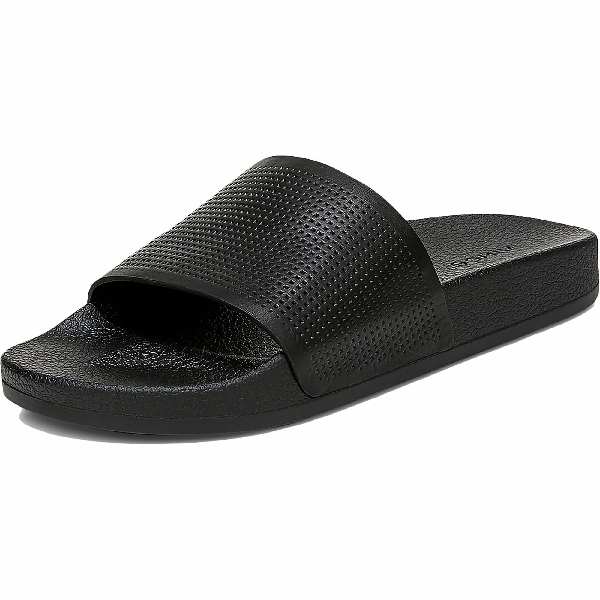 Watley Mens Unisex Leather Slide Sandals