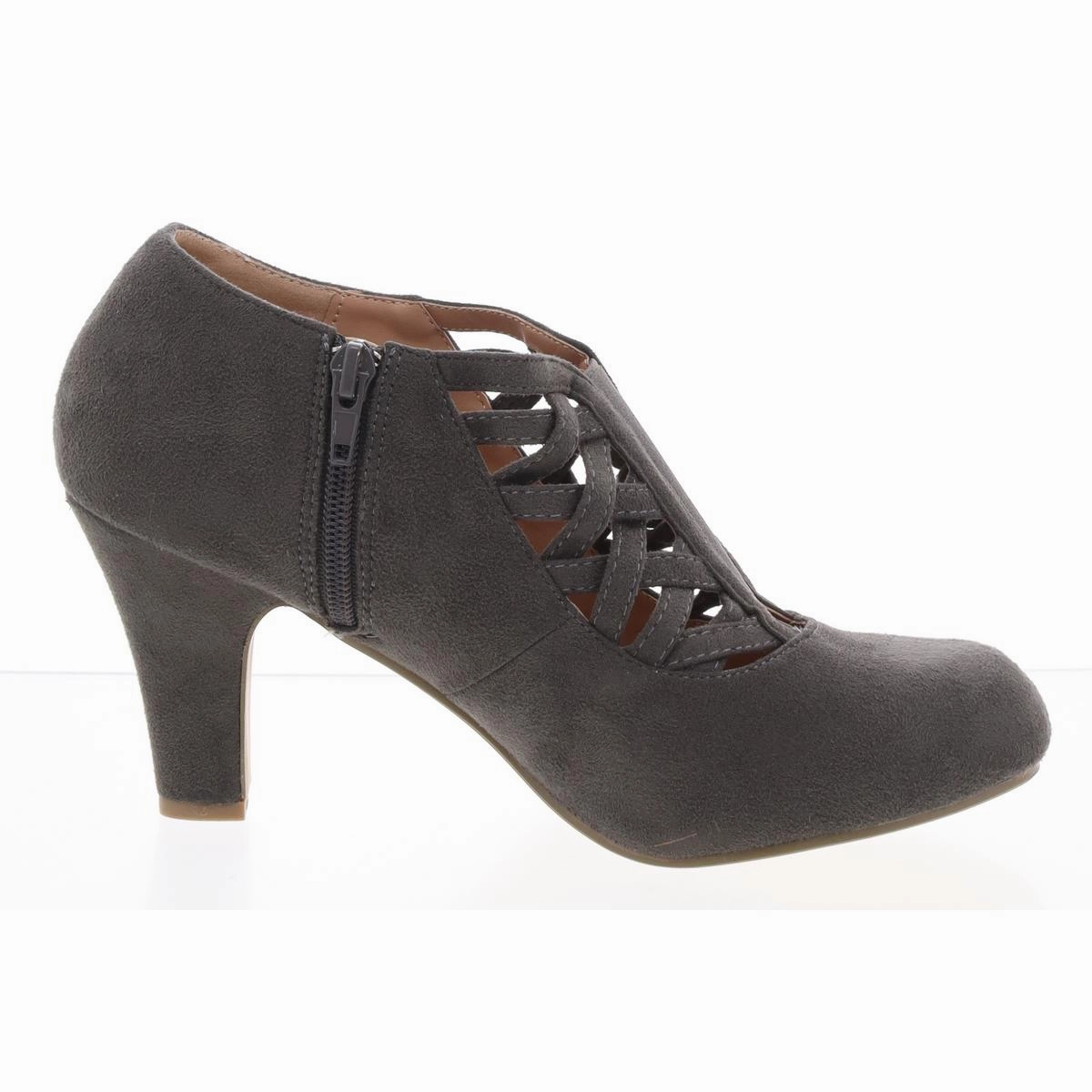 WD Piper Womens Slip On Zipper Shooties