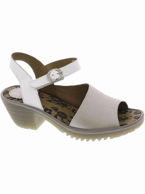 WELY Womens Leather Ankle Strap Block Heel Womens Casual Sandals deals