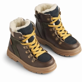 Wheat Dark Brown Winterboot Toni Hiker Tex Cheap Kids Winter Footwear