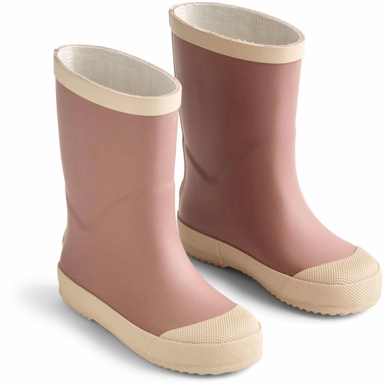 Wheat Dusty Lilac Rubber Boot Muddy Kids Rain Boots with free shipping
