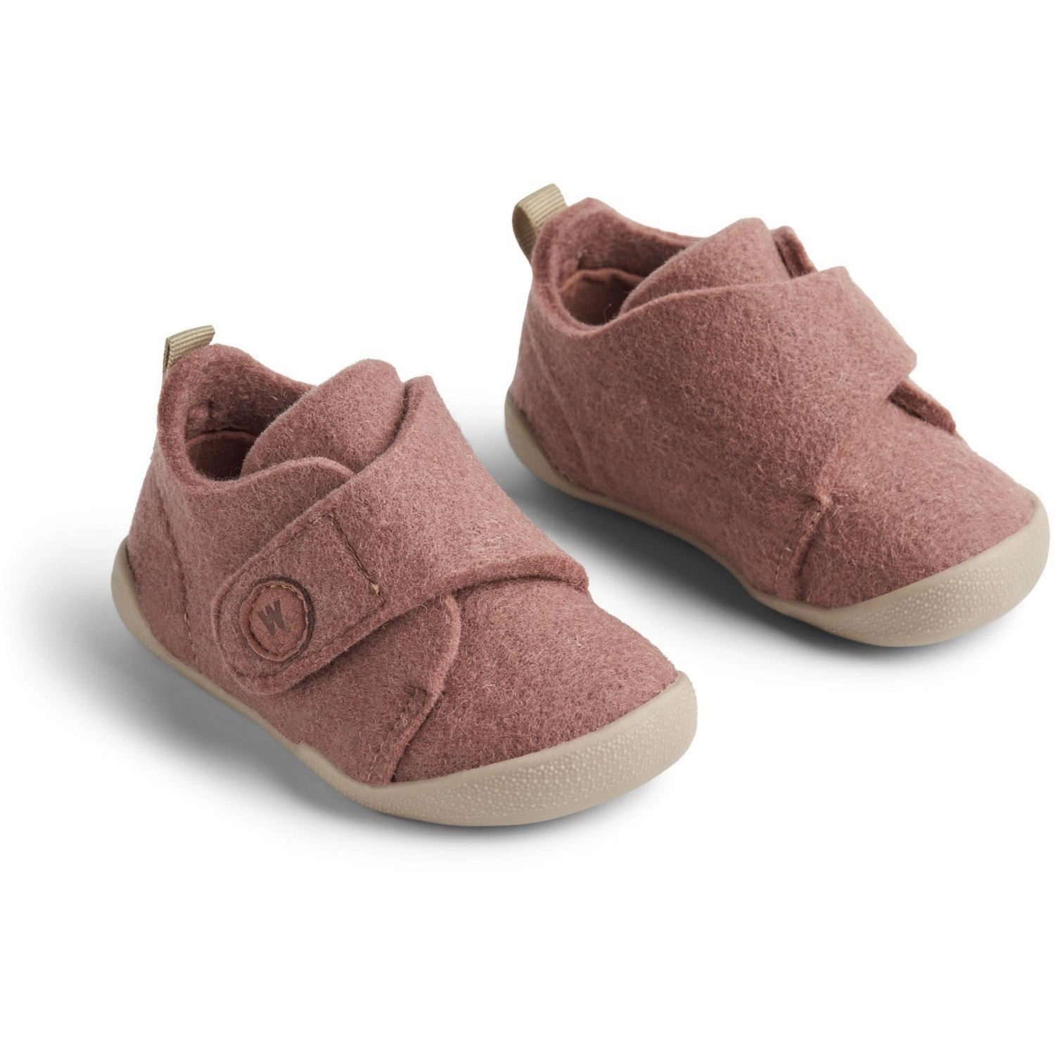Wheat Dusty Rouge Indoor Shoe Fleecy House Slippers for Kids on sale