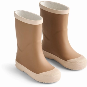 Wheat Hazel Rubber Boot Muddy Kids Rain Boots with free shipping