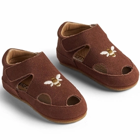 Wheat Indoor Sandal Pax Cognac House Slippers for Kids on sale
