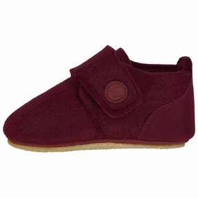 Wheat Marlin Filt Indoor Shoe Berry House Slippers for Kids on sale