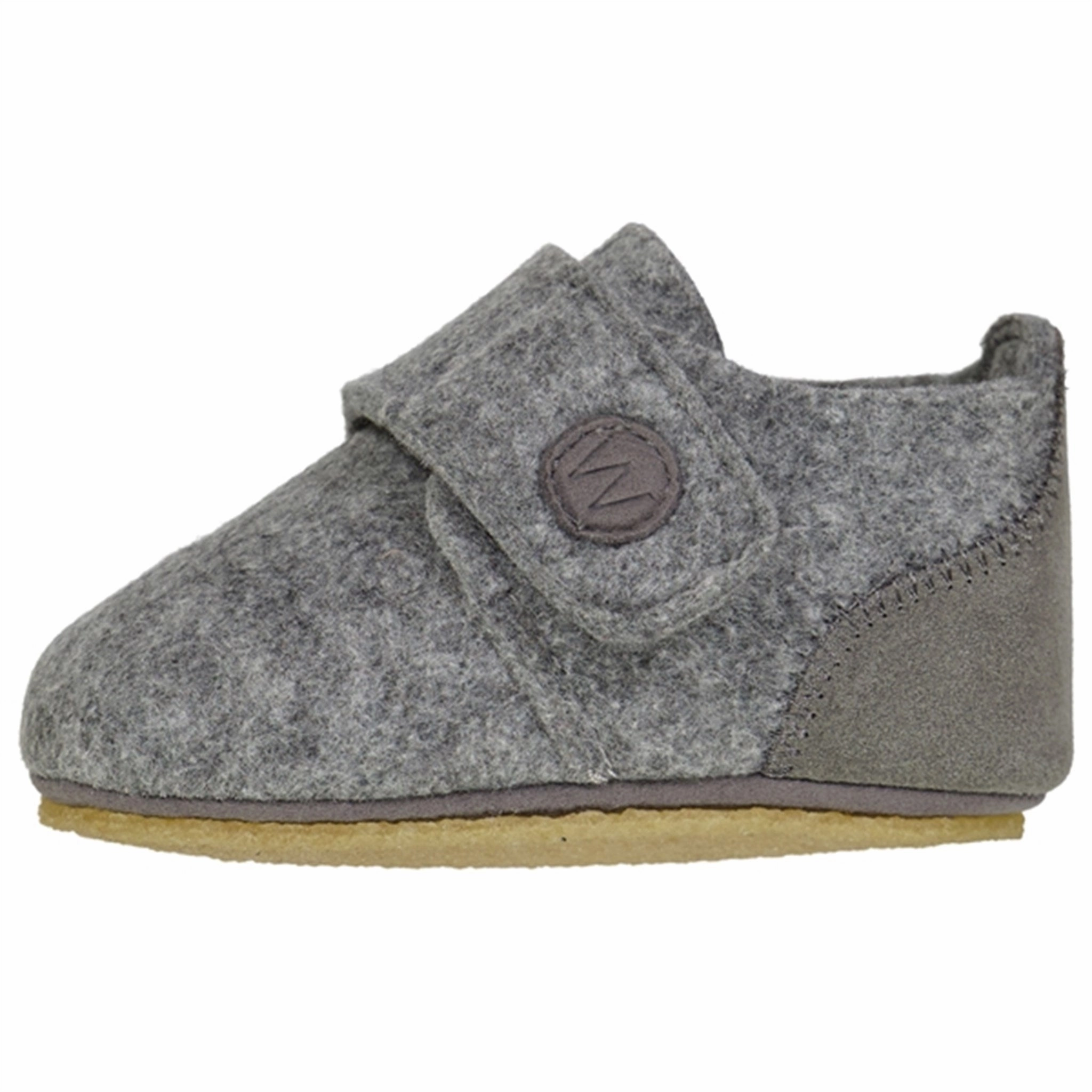 Wheat Marlin Filt Indoor Shoe Grey House Slippers for Kids on sale