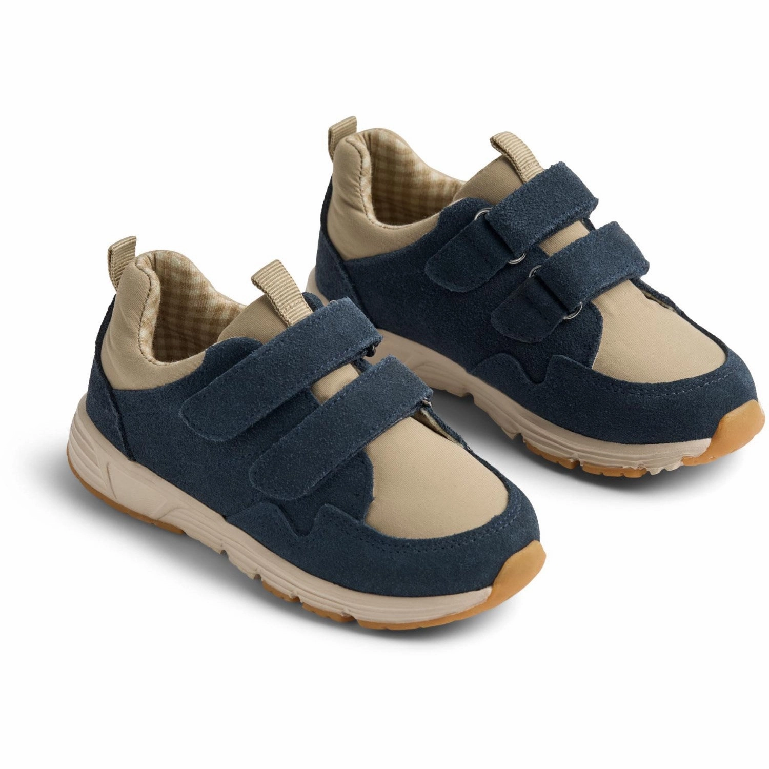 Wheat Navy Sneaker Toney Kids Velcro Sneakers discount