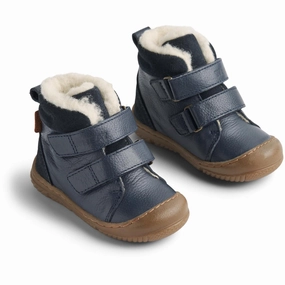 Wheat Navy Winterboot Snug Tex Cheap Kids Winter Footwear