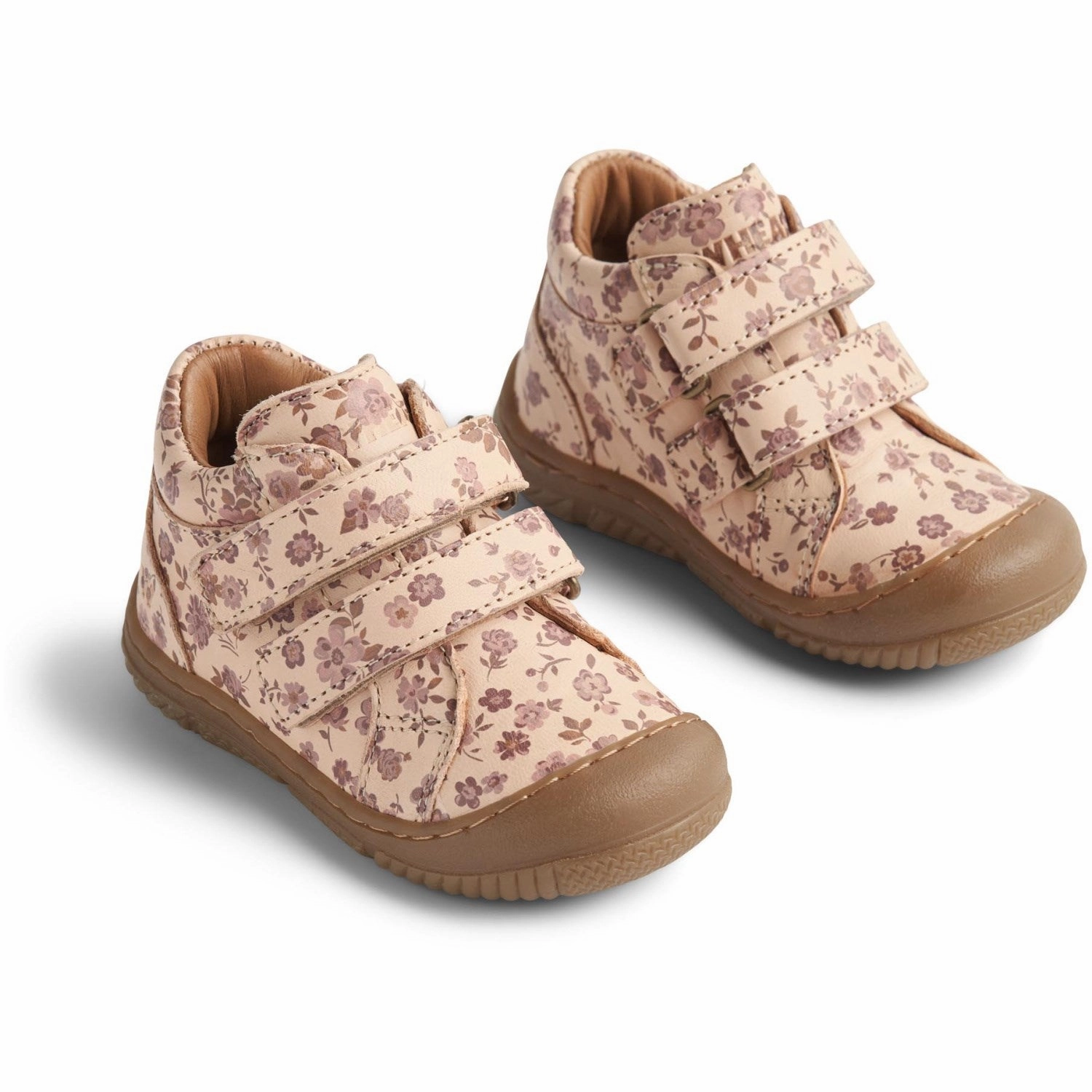 Wheat Rose Flowers Bootie Ivalo Beginner Shoes With Velcro Kids promo