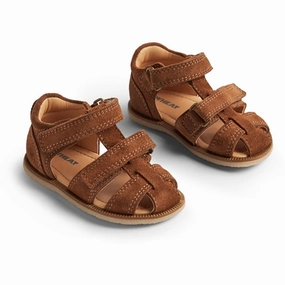 Wheat Sandal Closed Toe Baya Cognac Kids Closed Toe Sandals promo