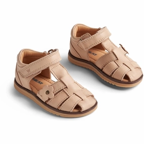Wheat Sandal Closed Toe Sky Flower Beige Rose Kids Closed Toe Sandals promo