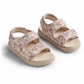 Wheat Sandal Open Toe Healy Print Clam Multi Flowers Kids Open Sandals cheap sale
