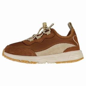 Wheat Slip On Shoe Arta Cognac Kids Sneakers with Laces sale