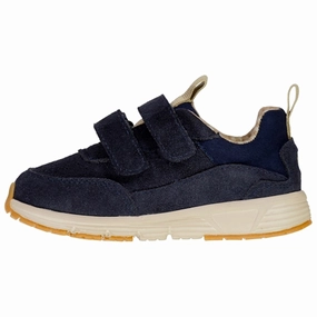 Wheat Tex Shoe Alin Navy Kids Velcro Sneakers discount
