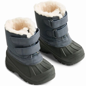 Wheat Thermo Winter Boots Thy Navy Winter Boots for Kids on sale