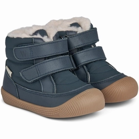 Wheat Winter Boots Daxi Wool Tex Navy Cheap Kids Winter Footwear