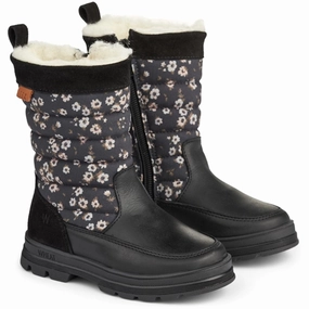 Wheat Winter Boots Koa High Tex Inside Zip Black Cheap Kids Winter Footwear