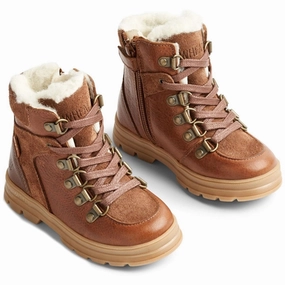 Wheat Winter Boots Toni Tex Hiker Cognac Cheap Kids Winter Footwear