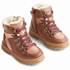 Wheat Winter Boots Toni Tex Hiker Glitter Rose Cheap Kids Winter Footwear