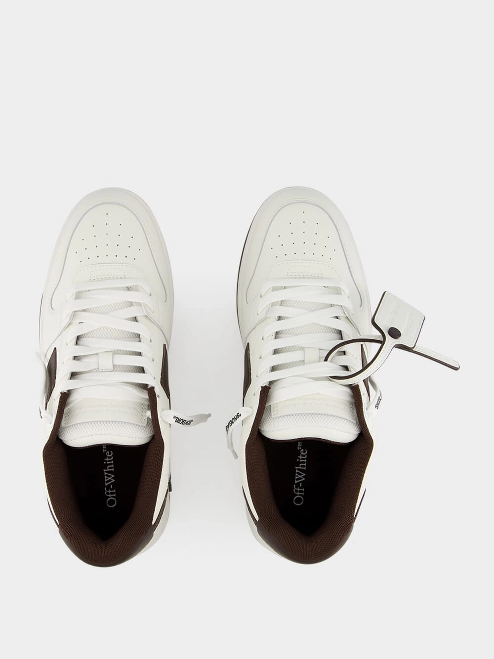 White and Chocolate Out Of Office Sneakers