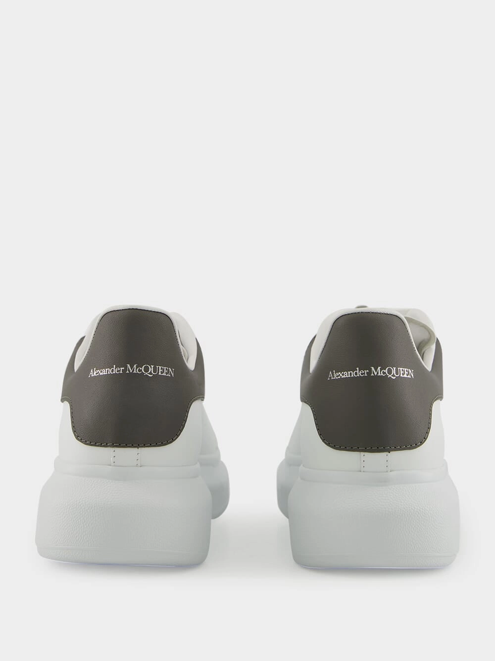 White and Cool Grey Oversized Sneaker