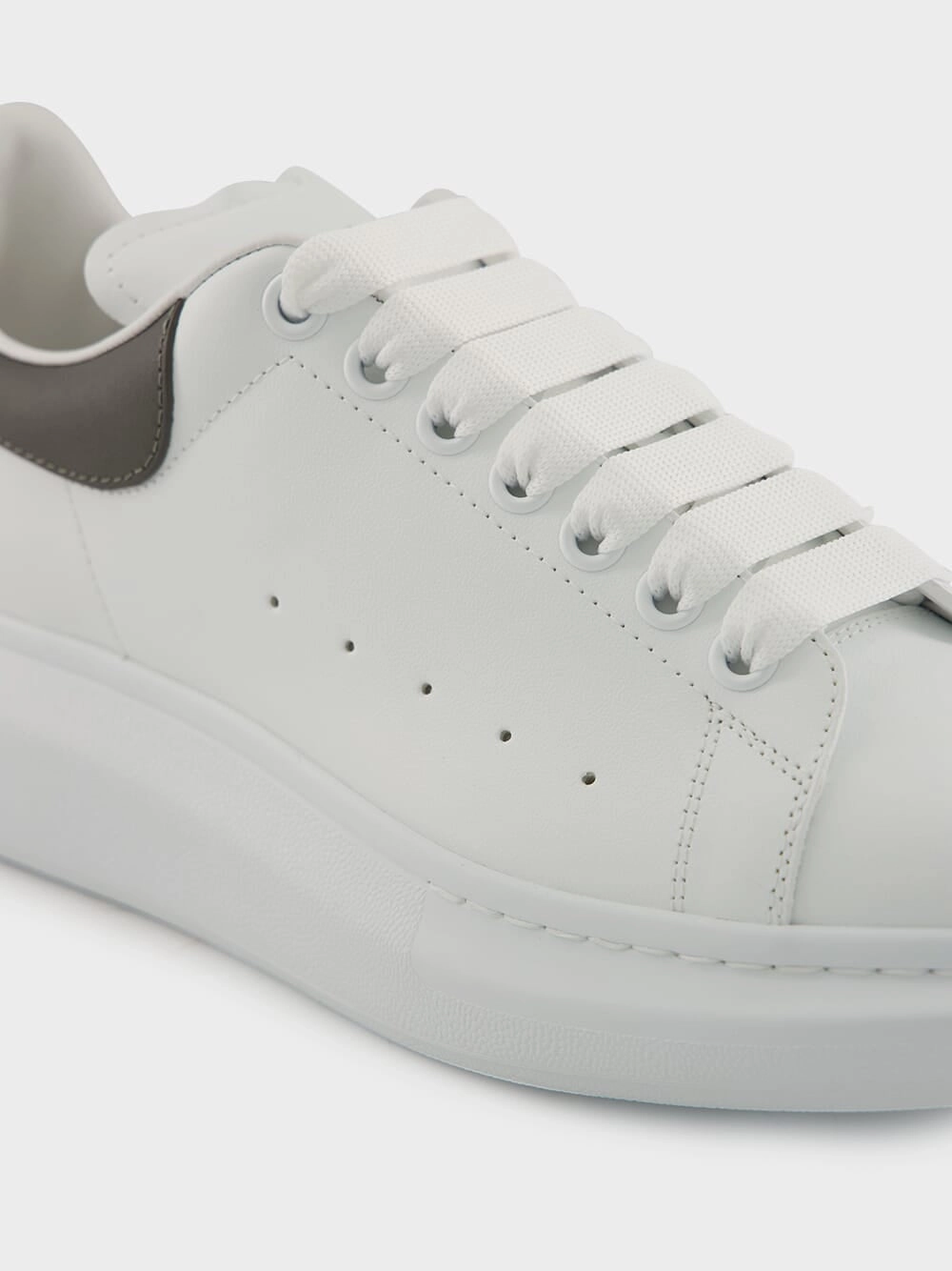 White and Cool Grey Oversized Sneaker