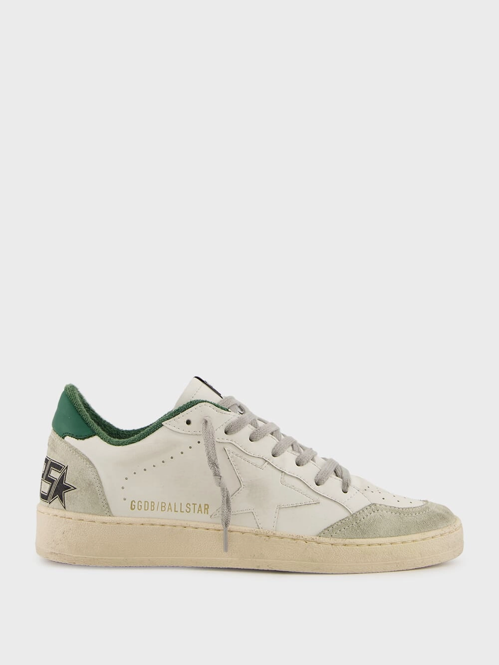 White and Green Ballstar Sneakers with Matt Heel Promo deal Mens Sneakers