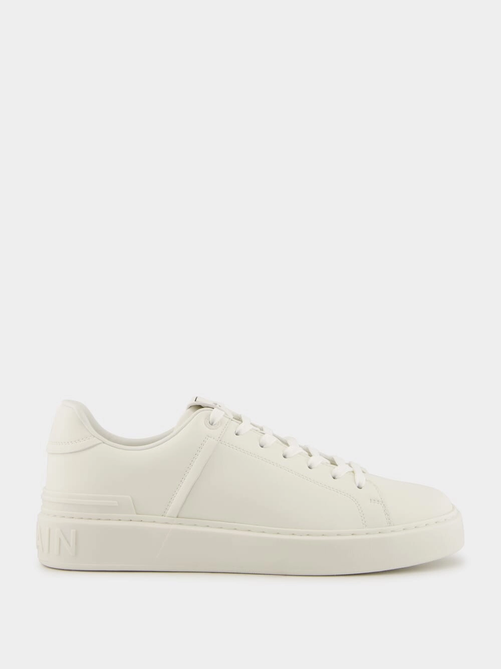 White B-Court Calfskin Trainers Promo deal Mens Sneakers