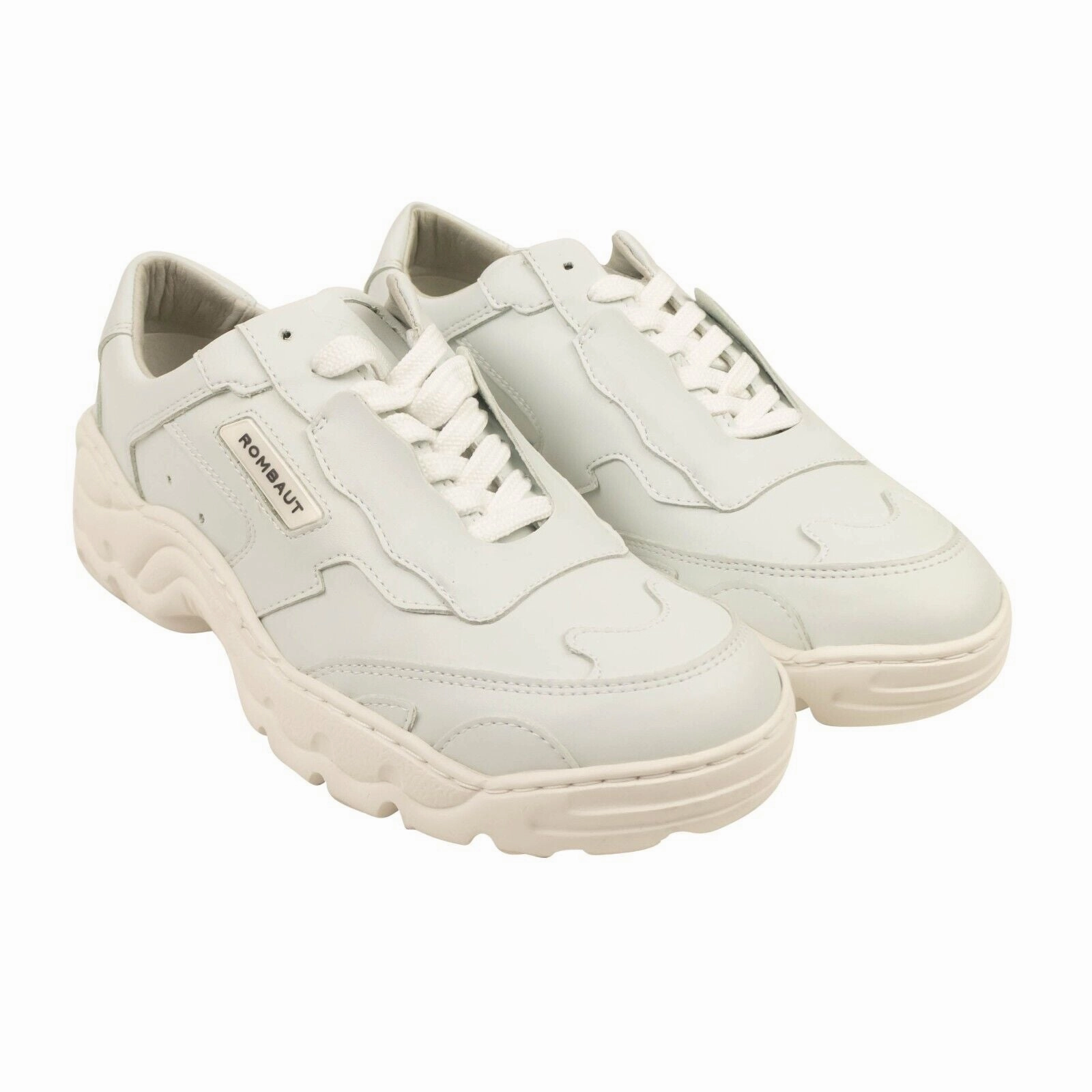 White Leather Boccaccio Low Sneakers
