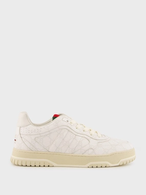 White Men's Gucci Re-Web Sneaker Promo deal Mens Sneakers