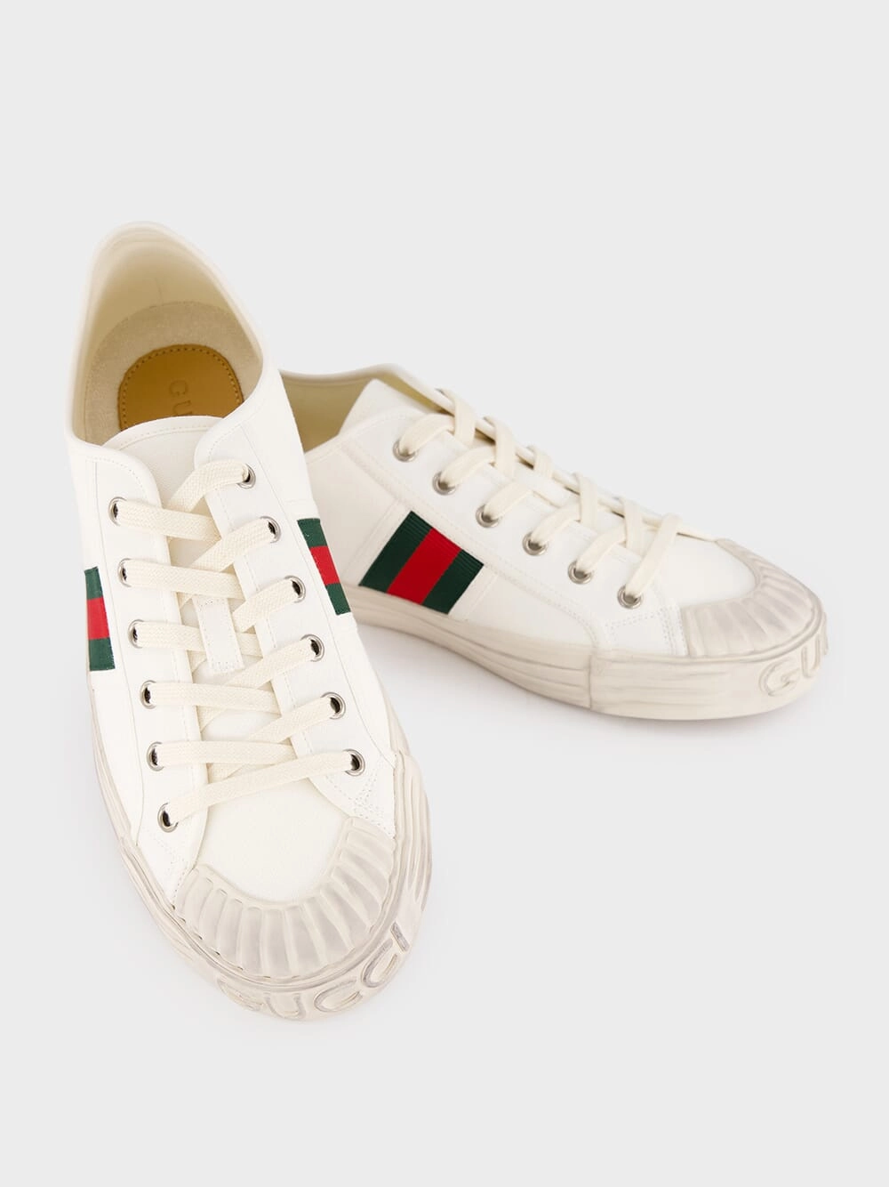 White Sneakers with Web